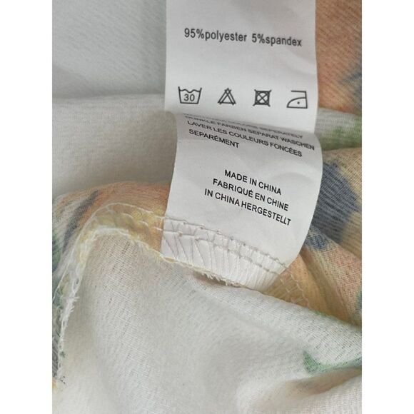 New Bluetime Sunflower Crop Cold Shoulder Blouse - Picture 3 of 6